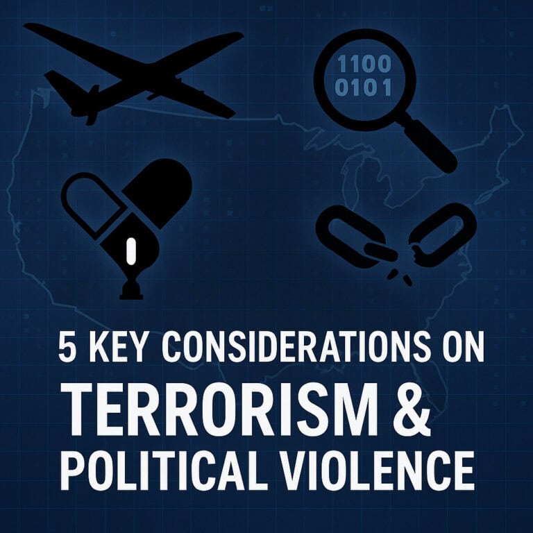 Five Key Considerations on Terrorism and Political Violence