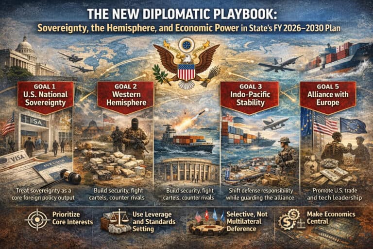 The New Diplomatic Playbook: Sovereignty, the Hemisphere, and Economic Power in State’s FY 2026–2030 Plan