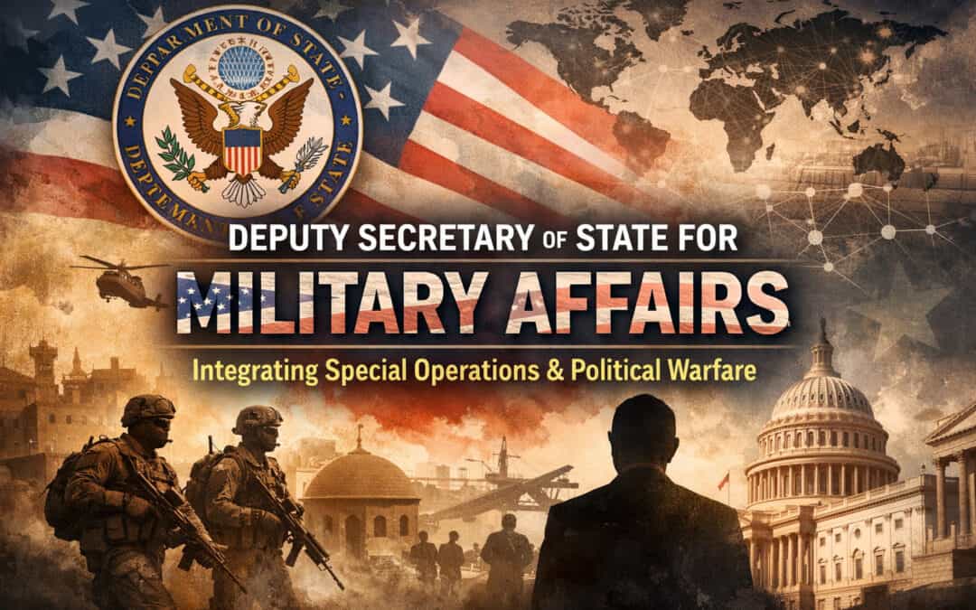 To Support an America First State Department, Establish a Deputy Secretary of State for Military Affairs