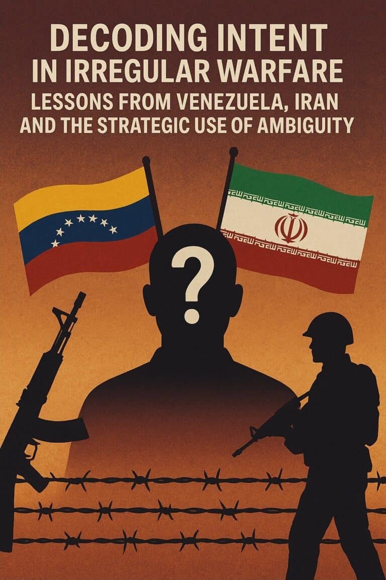 Decoding Intent in Irregular Warfare: Lessons from Venezuela, Iran, and the Strategic Use of Ambiguity