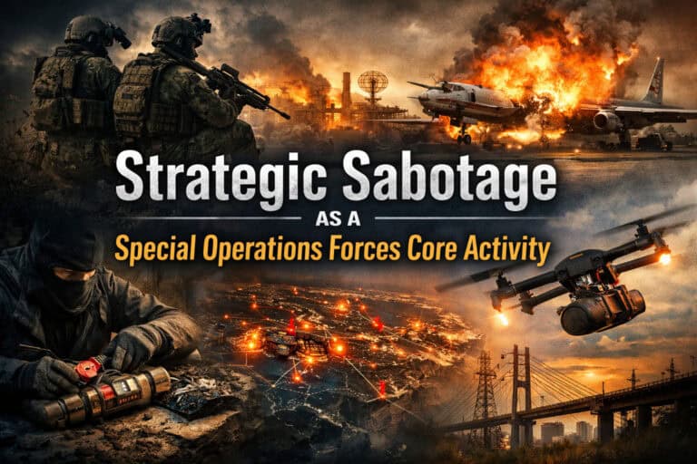 Strategic Sabotage: Special Operations Forces Core Mission?
